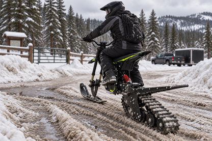 Electric Dirt bike snow kits